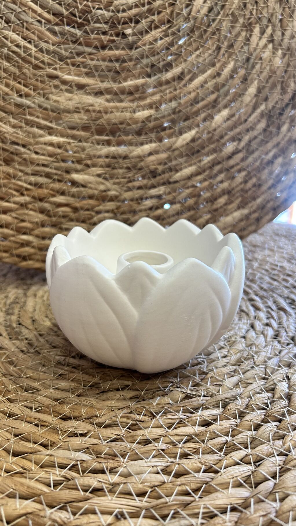 PORTA VELAS FLOR DE LOTO