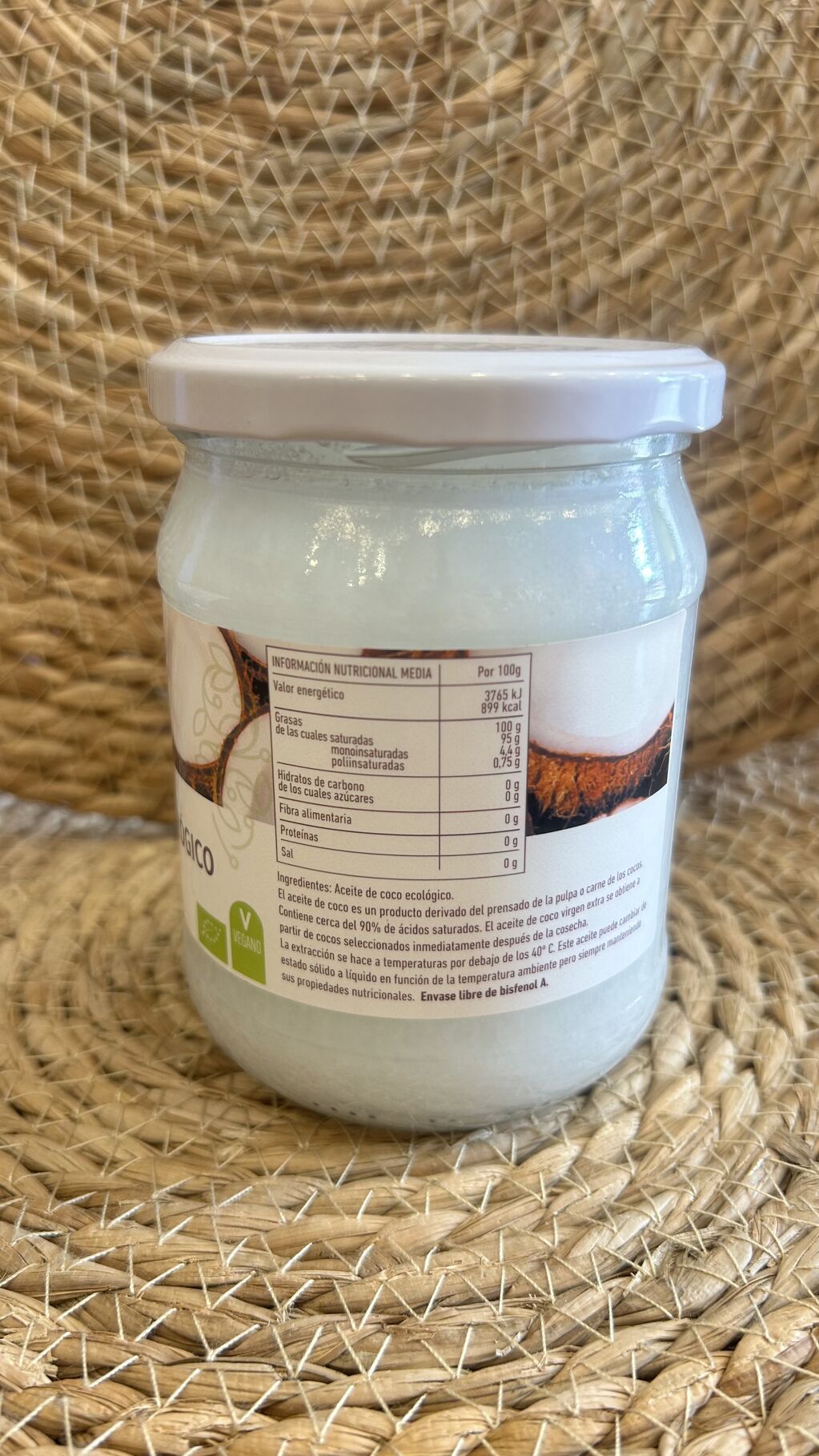 ACEITE VIRGEN DE COCO ECOLÓGICO