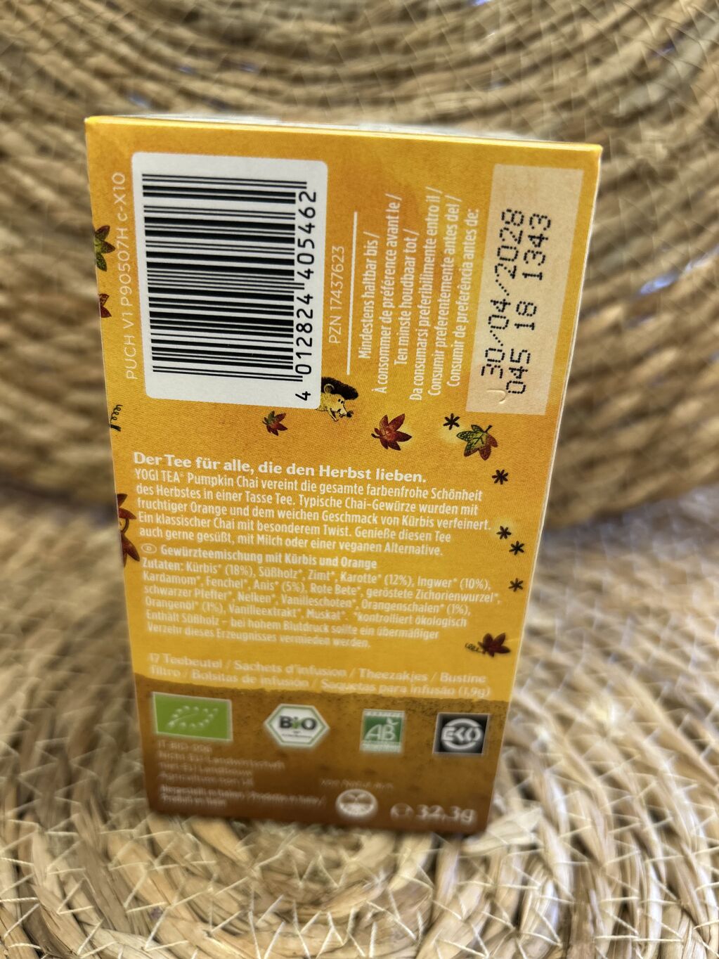 PUMPKIN CHAI YOGI TEA EDICIÓN LIMITADA