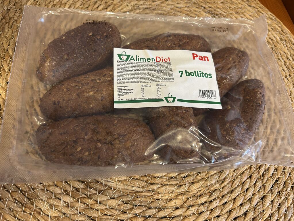 PAN PROTEICO ALIMENDIET (7 BOLLITOS)