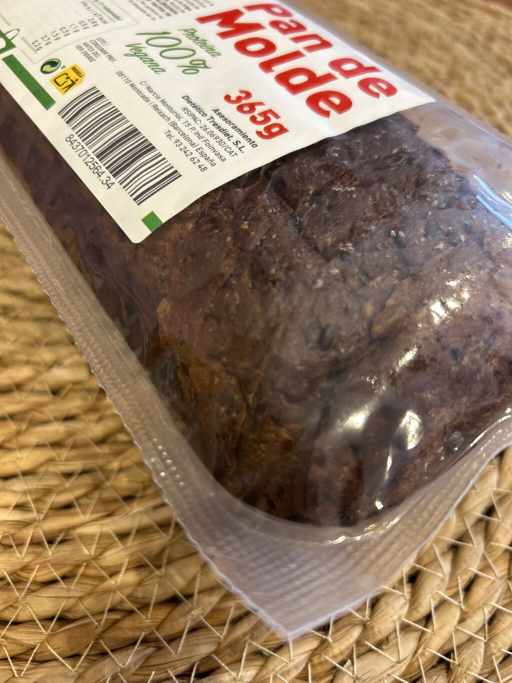 PAN DE MOLDE HIPERPROTEICO ALIMENDIET