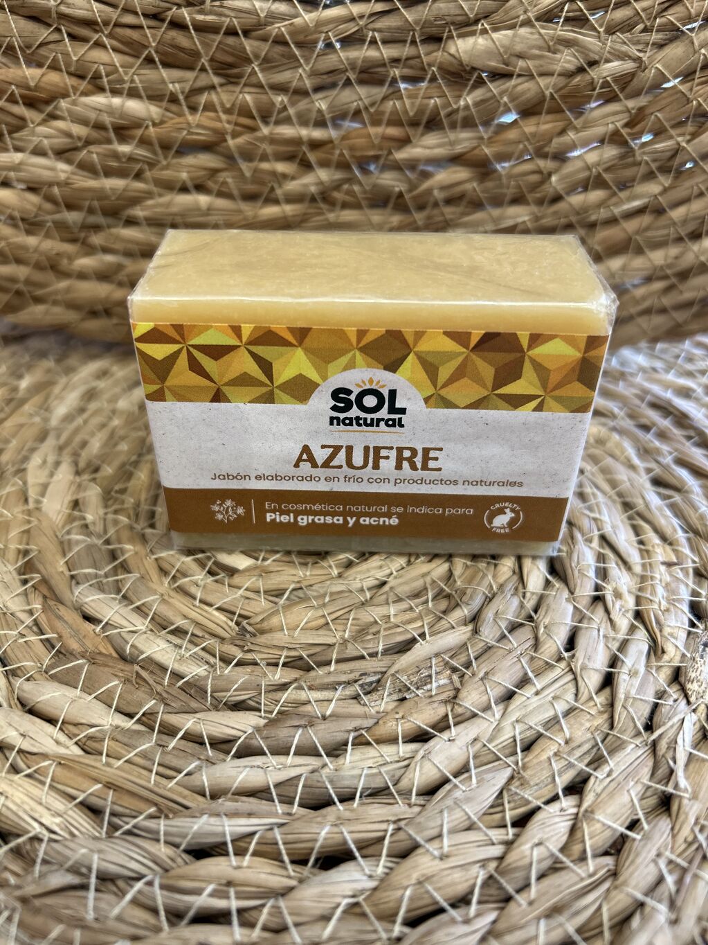 JABÓN ARTESANAL NATURAL DE AZUFRE