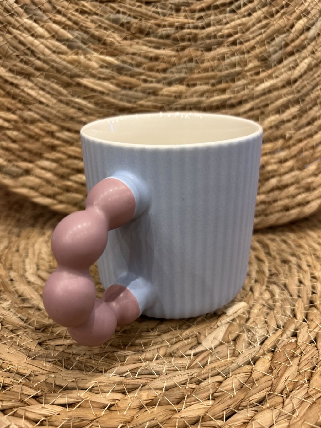 TAZA JOYA AZUL PASTEL