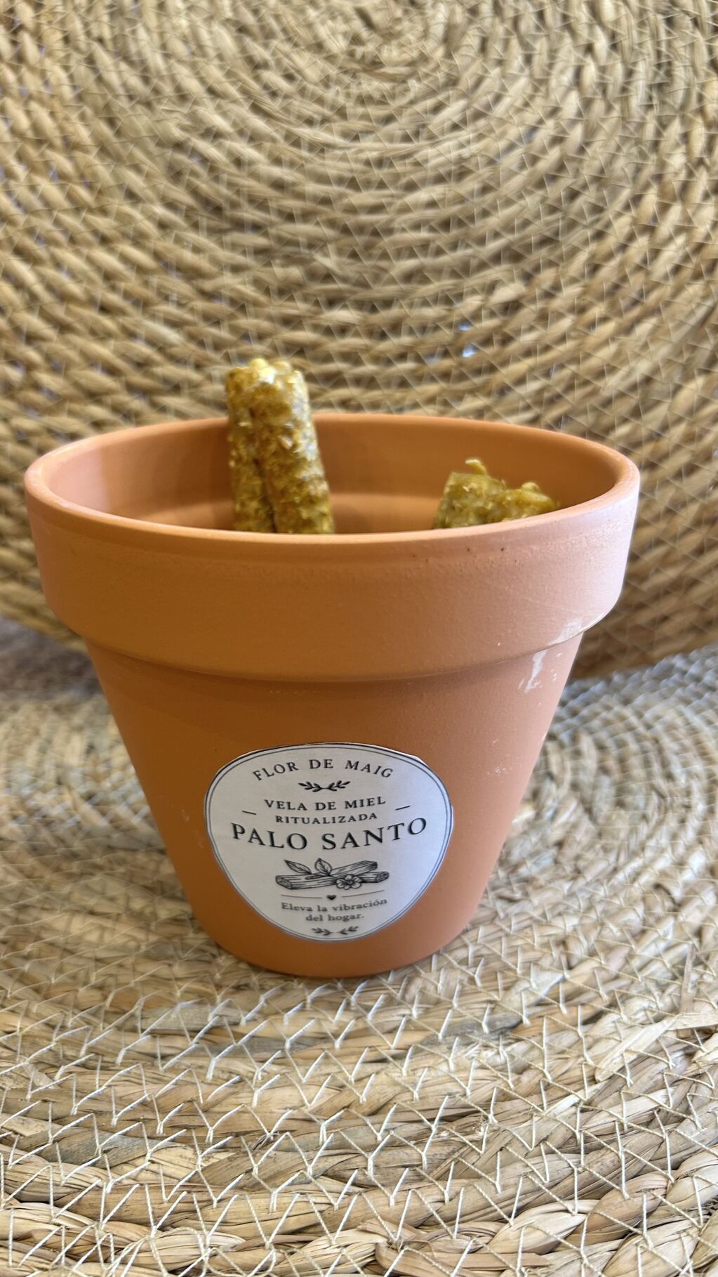 VELA DE MIEL CON PALO SANTO