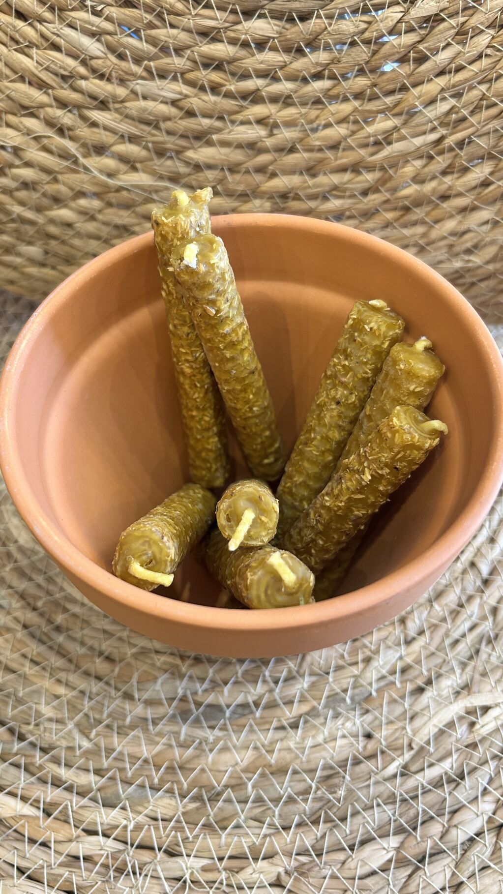 VELA DE MIEL CON PALO SANTO
