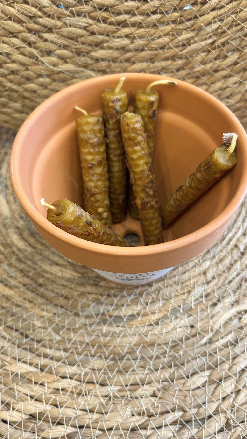 VELA DE MIEL CON CANELA