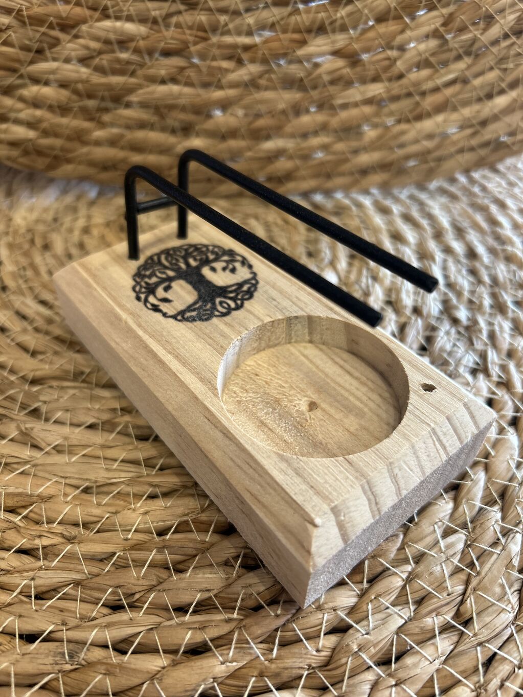 SOPORTE QUEMADOR PALO SANTO ÁRBOL DE LA VIDA