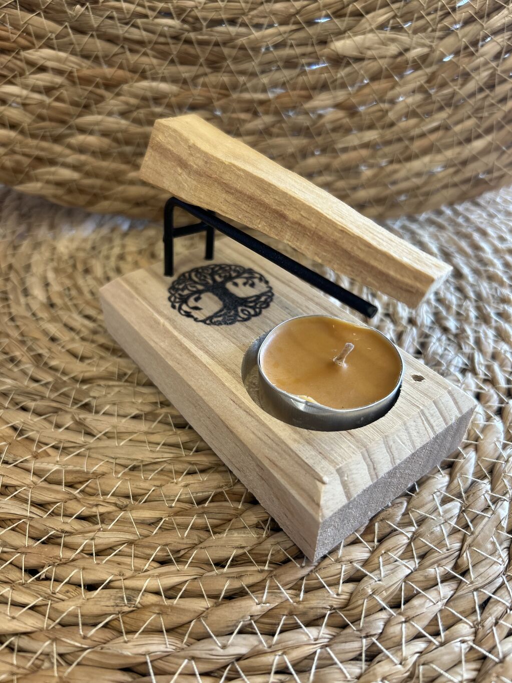 SOPORTE QUEMADOR PALO SANTO ÁRBOL DE LA VIDA