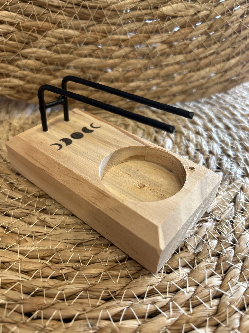 SOPORTE QUEMADOR PALO SANTO FASES LUNARES