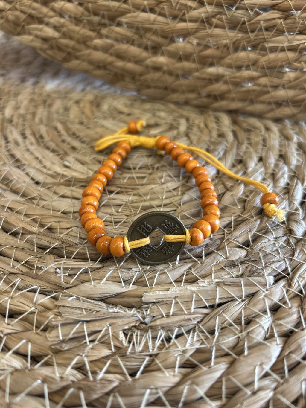 PULSERA FENG SHUI NARANJA – ENERGÍA Y ALEGRÍA