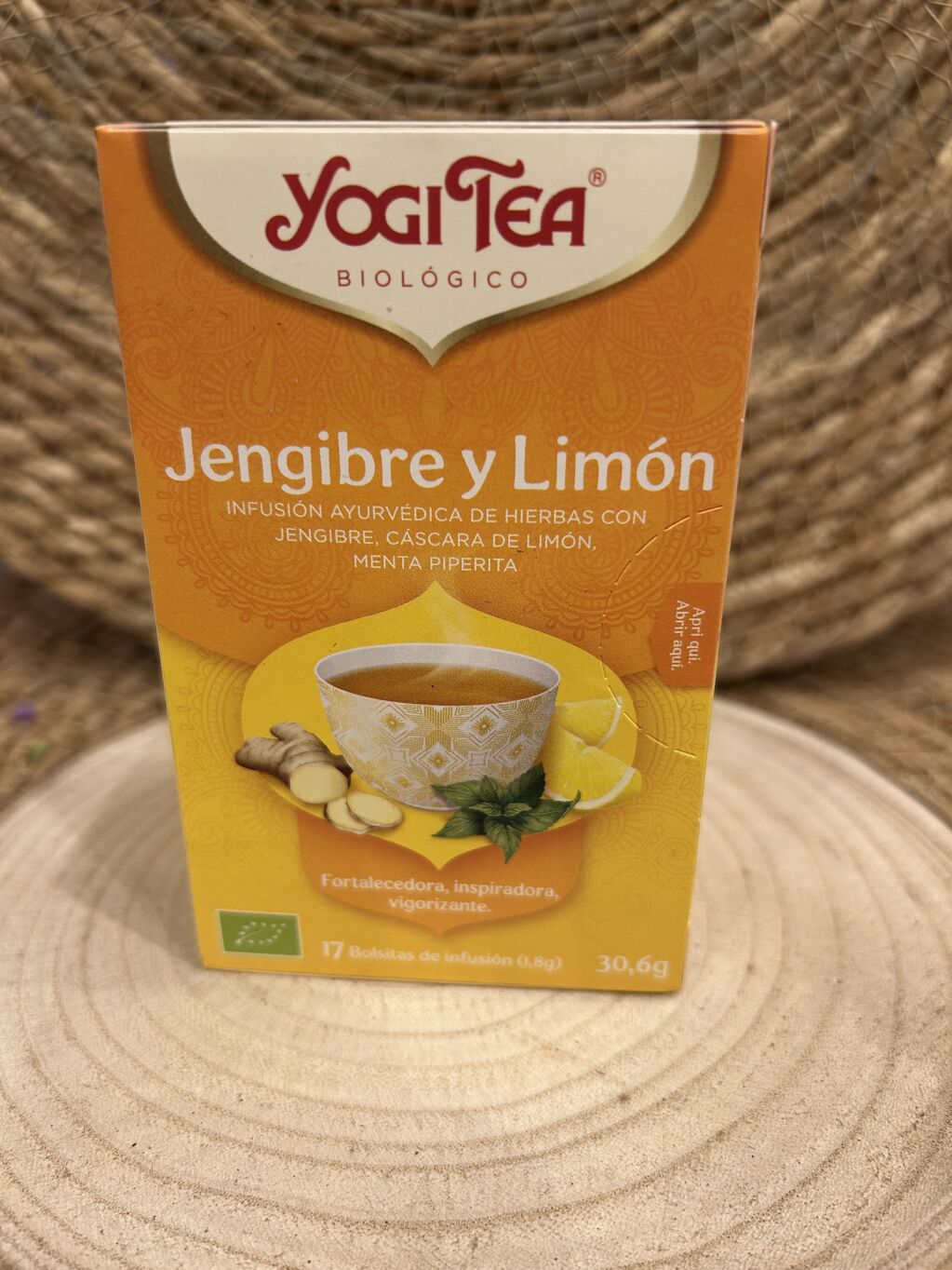  INFUSIÓN JENGIBRE Y LIMÓN YOGI TEA
