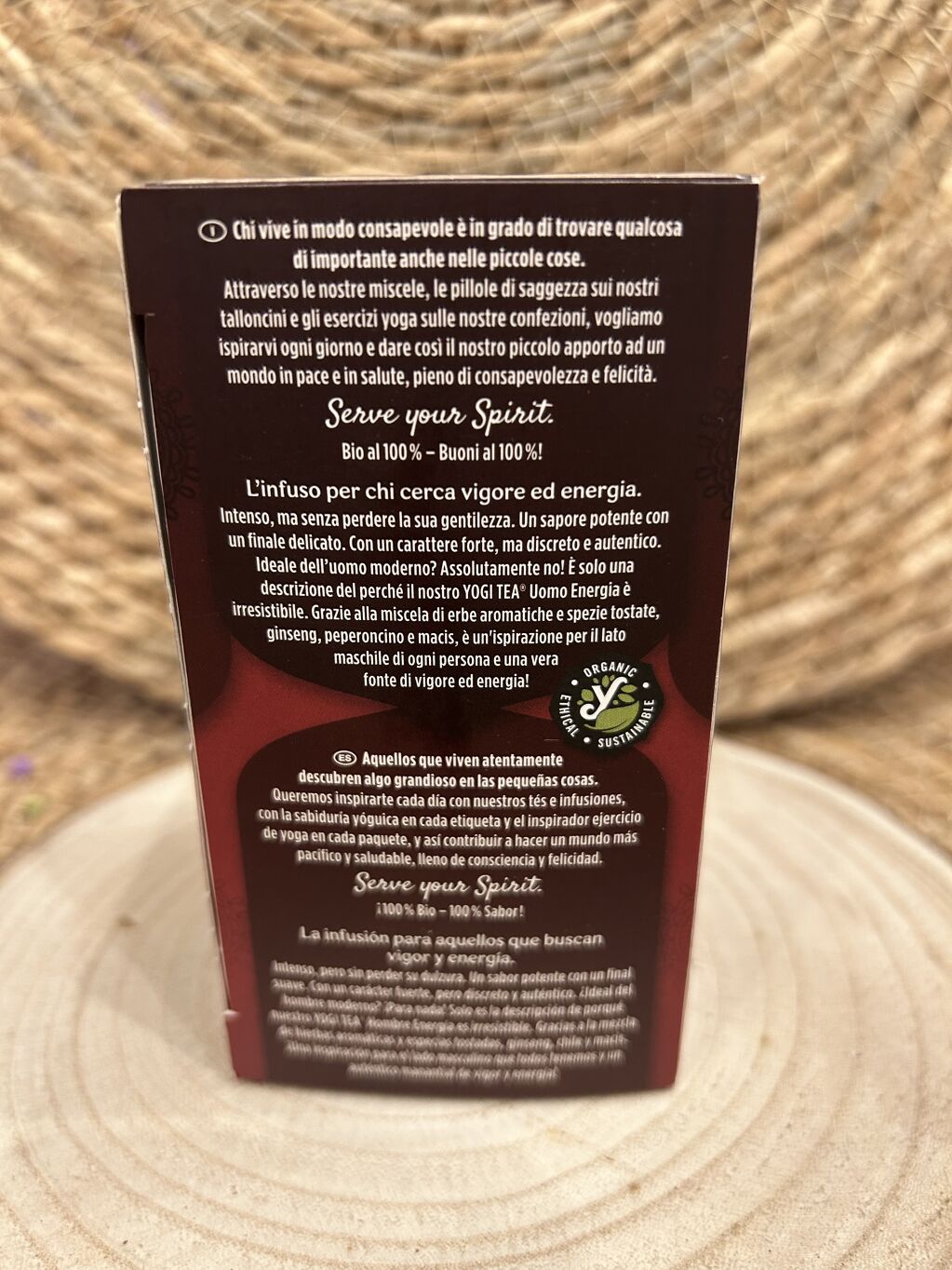 INFUSIÓN HOMBRE ENERGÍA YOGI TEA