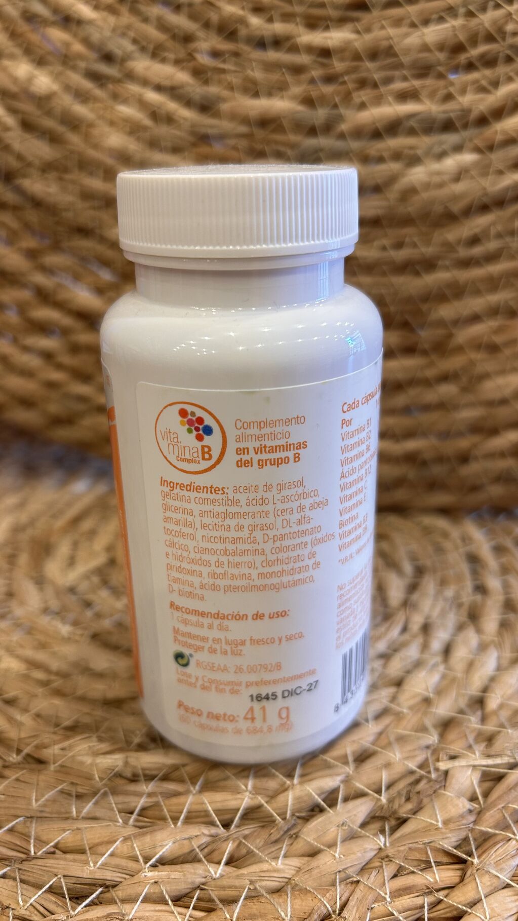 VITAMINA B COMPLEX PLANTIS