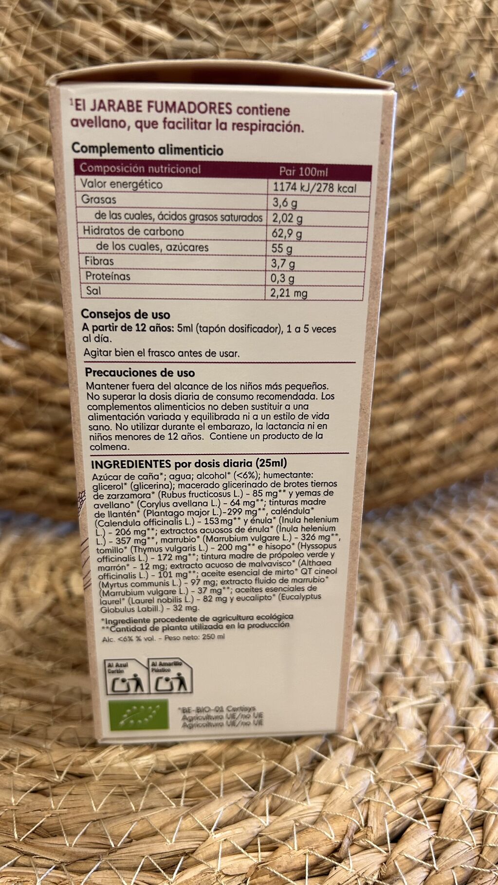 JARABE FUMADORES HERBALGEM BIO