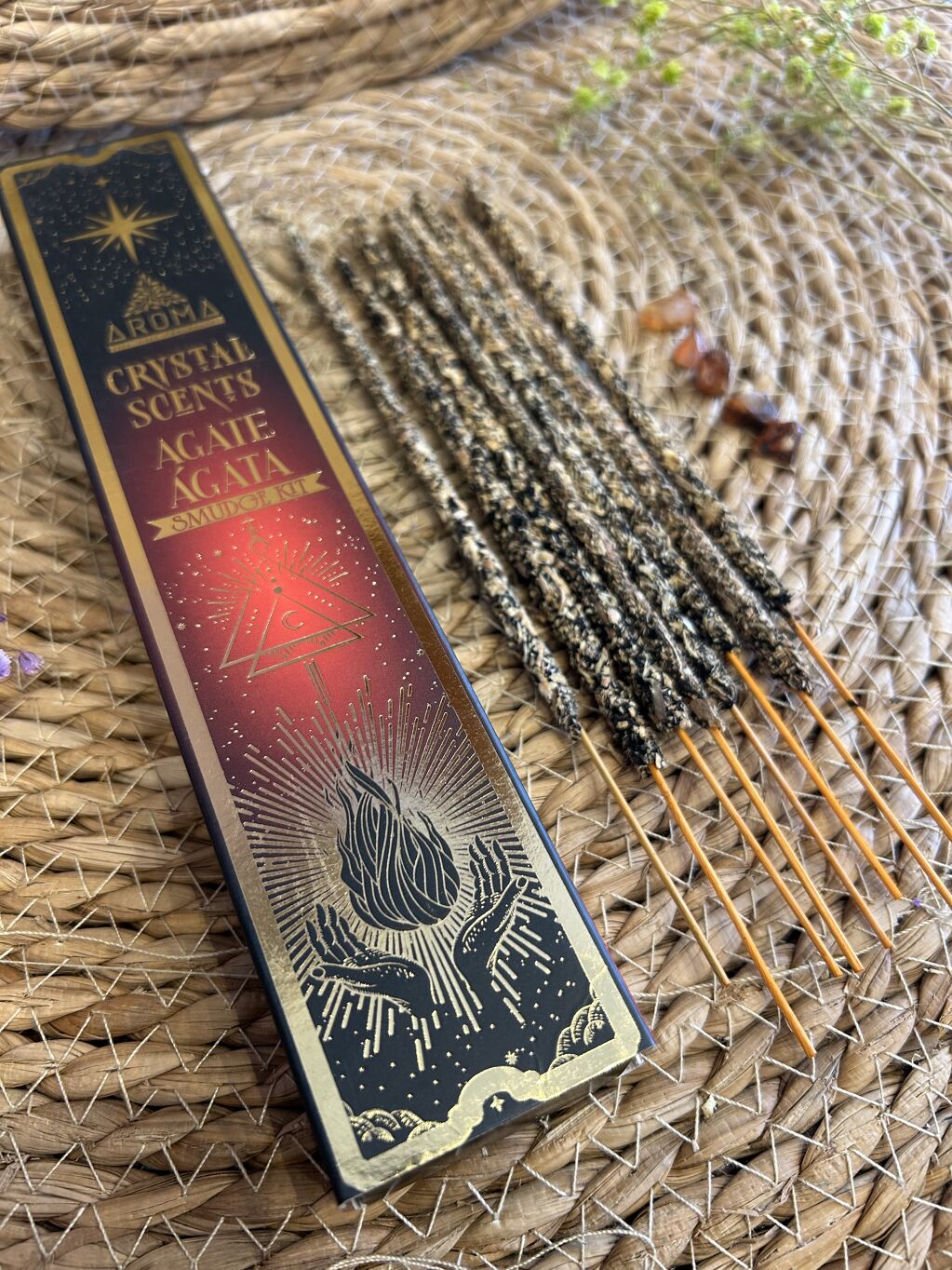 INCIENSO AROMA CRYSTAL SCENTS ÁGATA