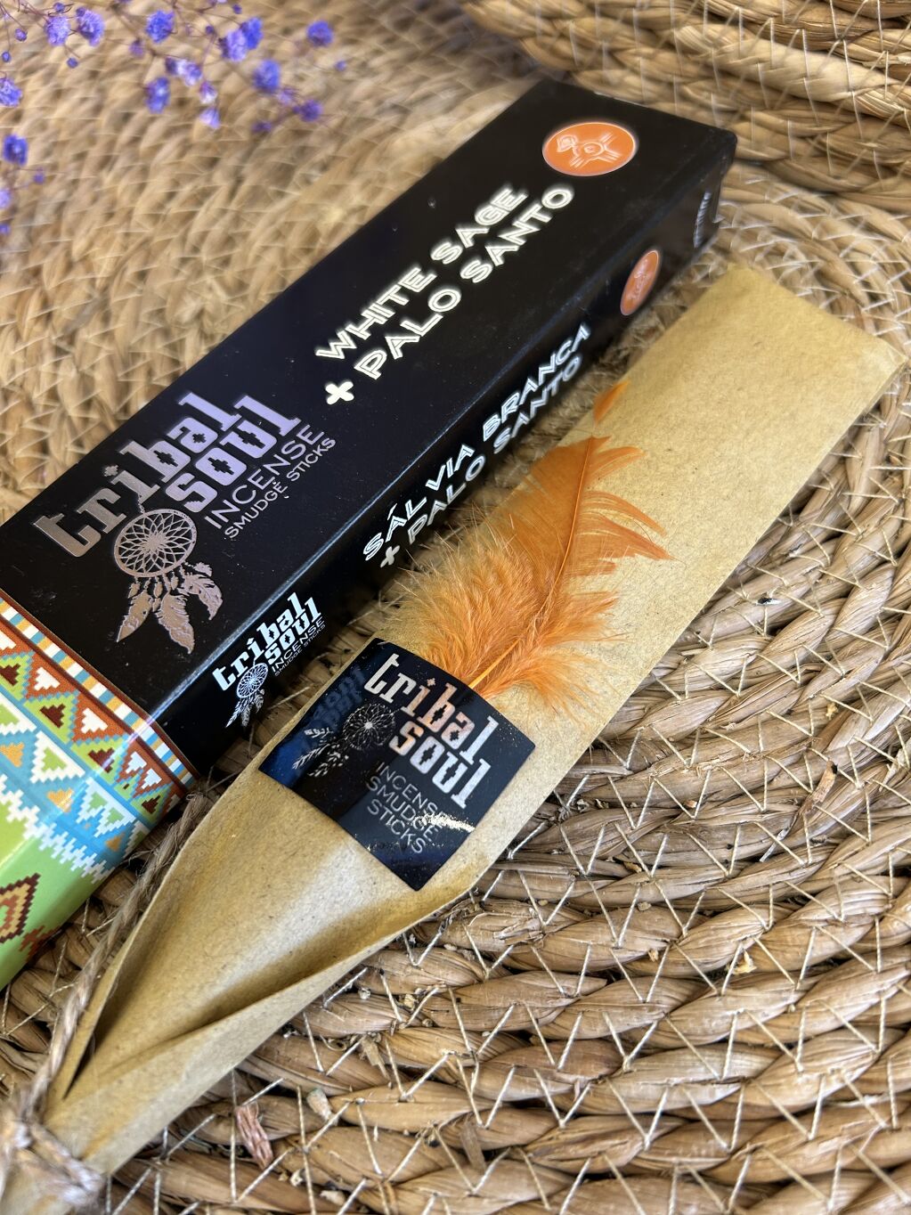 INCIENSO SALVIA BLANCA + PALO SANTO TRIBAL SOUL