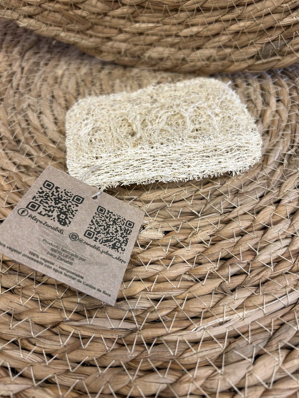 JABONERA LUFFA NATURAL