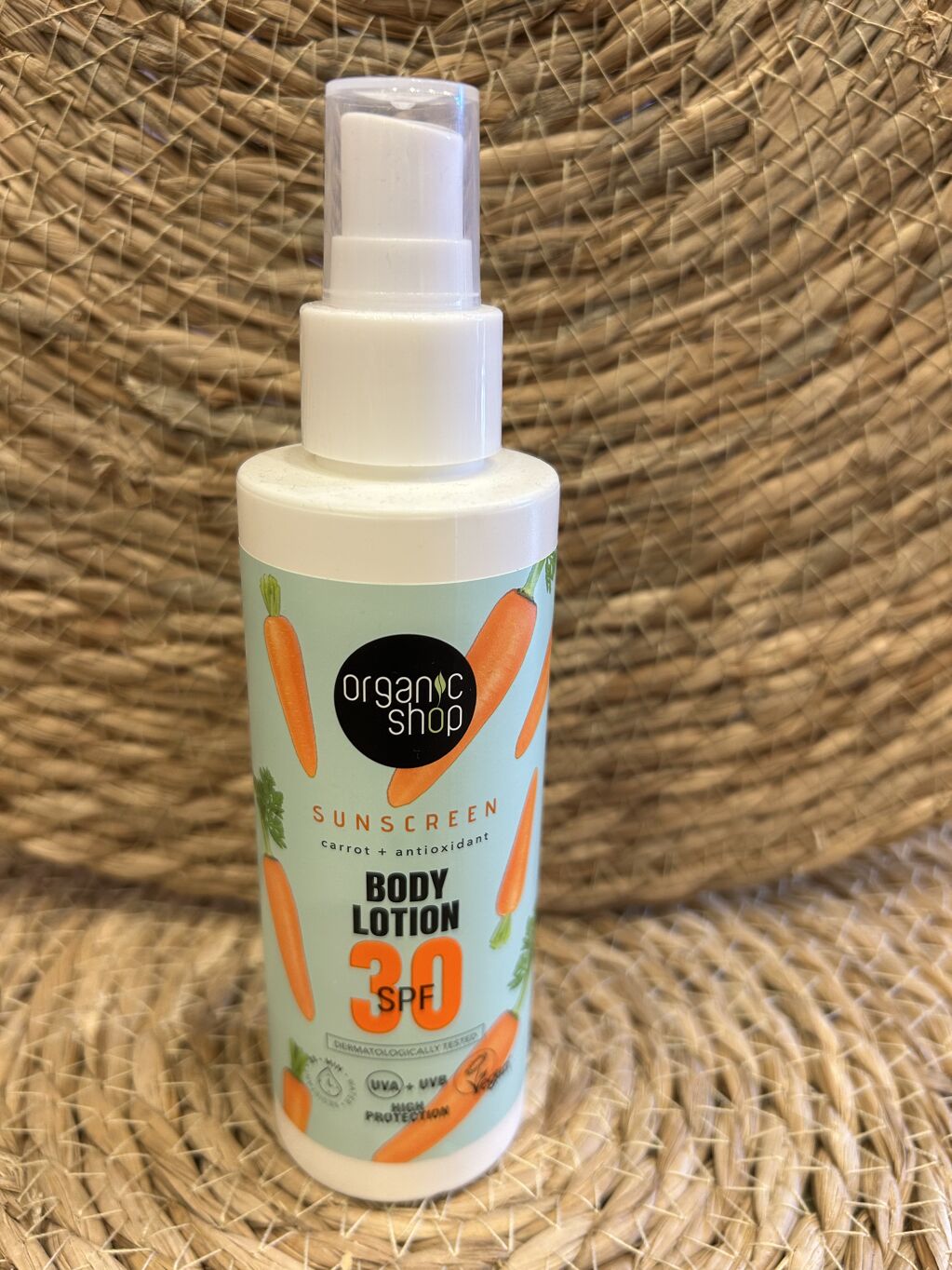LOCIÓN CORPORAL SPF30 ZANAHORIA