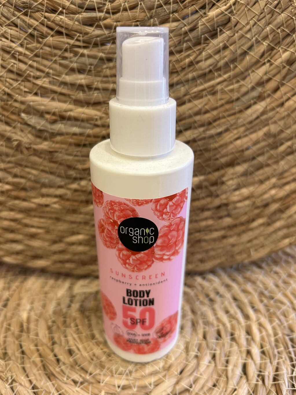 LOCIÓN CORPORAL SPF50 FRAMBUESA