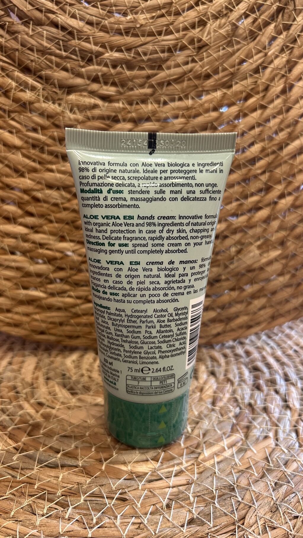 CREMA DE MANOS ALOE VERA ESI