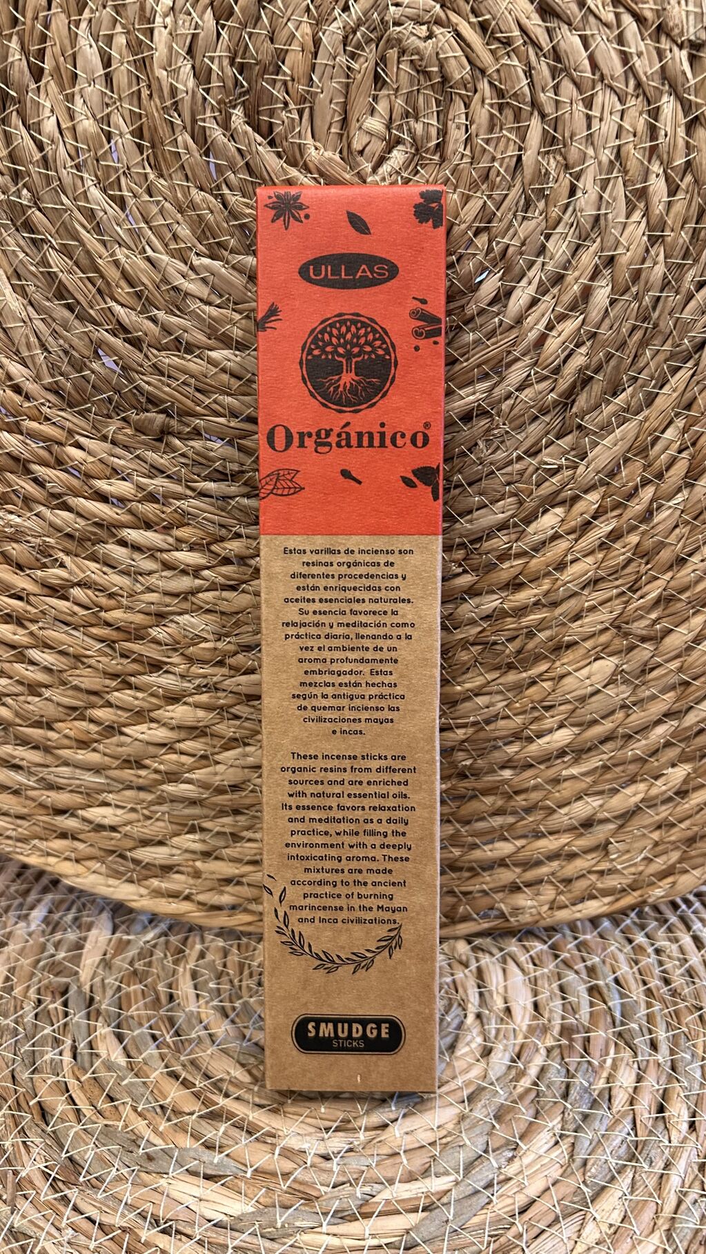 INCIENSO ORGÁNICO CANELA ULLAS