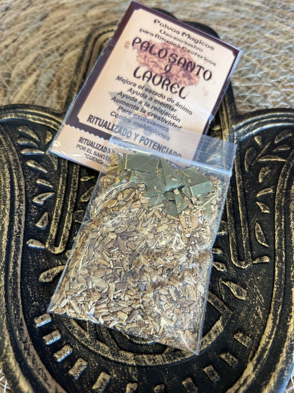 PALO SANTO RITUALIZADO Y POTENCIADO CON LAUREL