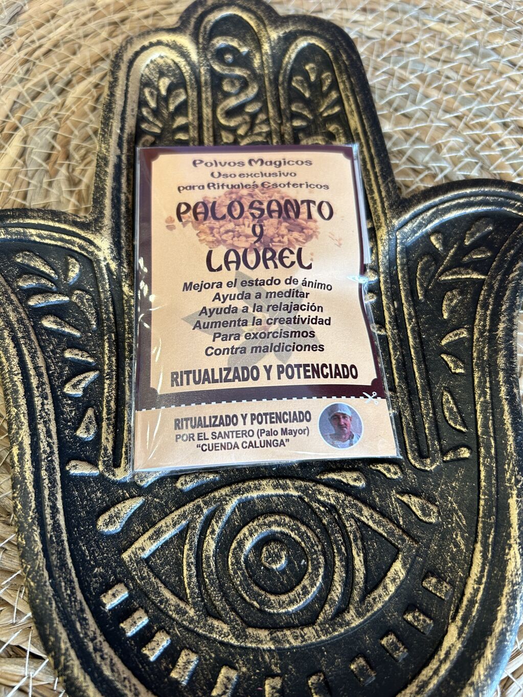 PALO SANTO RITUALIZADO Y POTENCIADO CON LAUREL