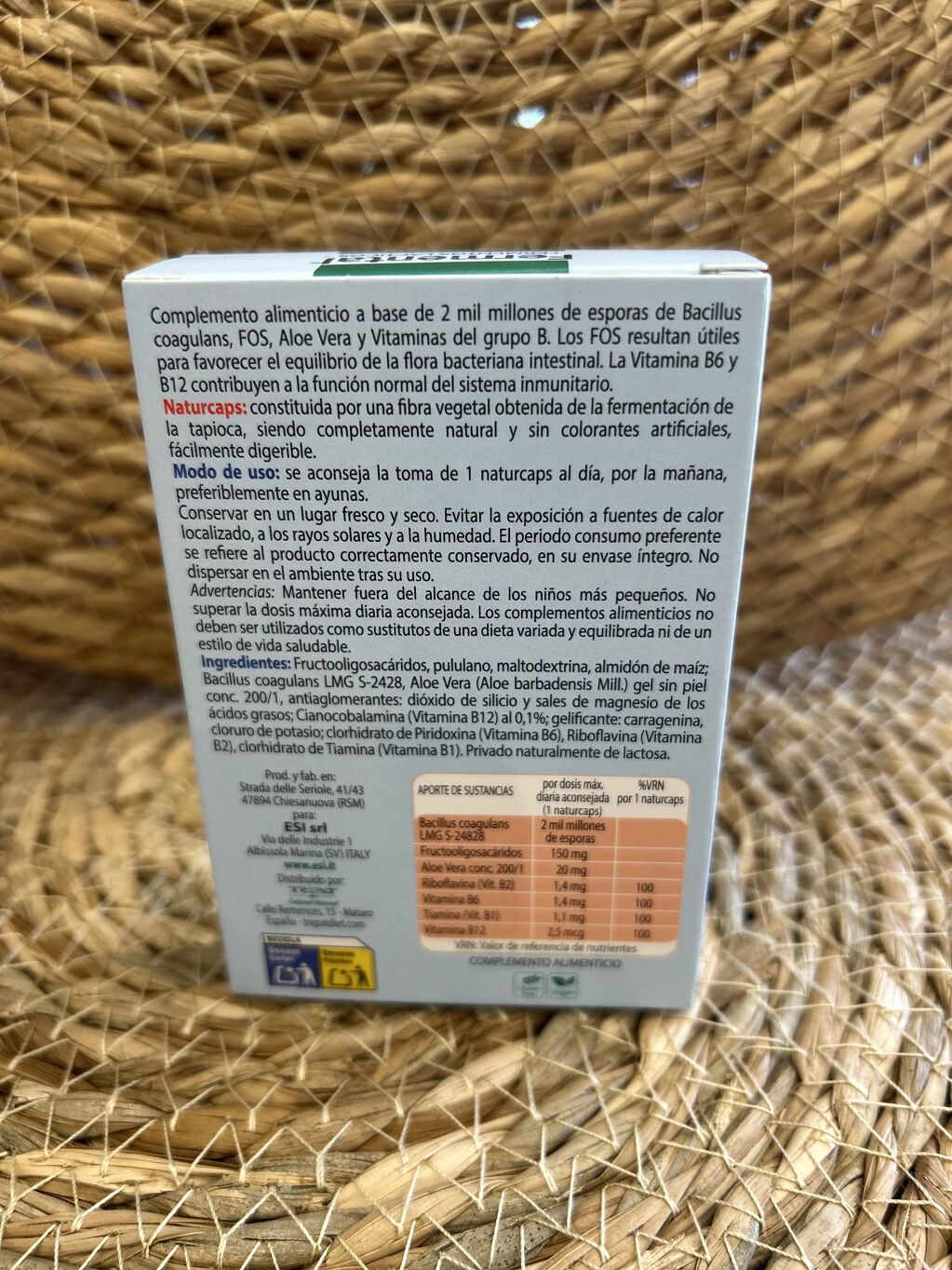 FERMENTAL FERMENTOS LÁCTICOS NATURCAPS ESI