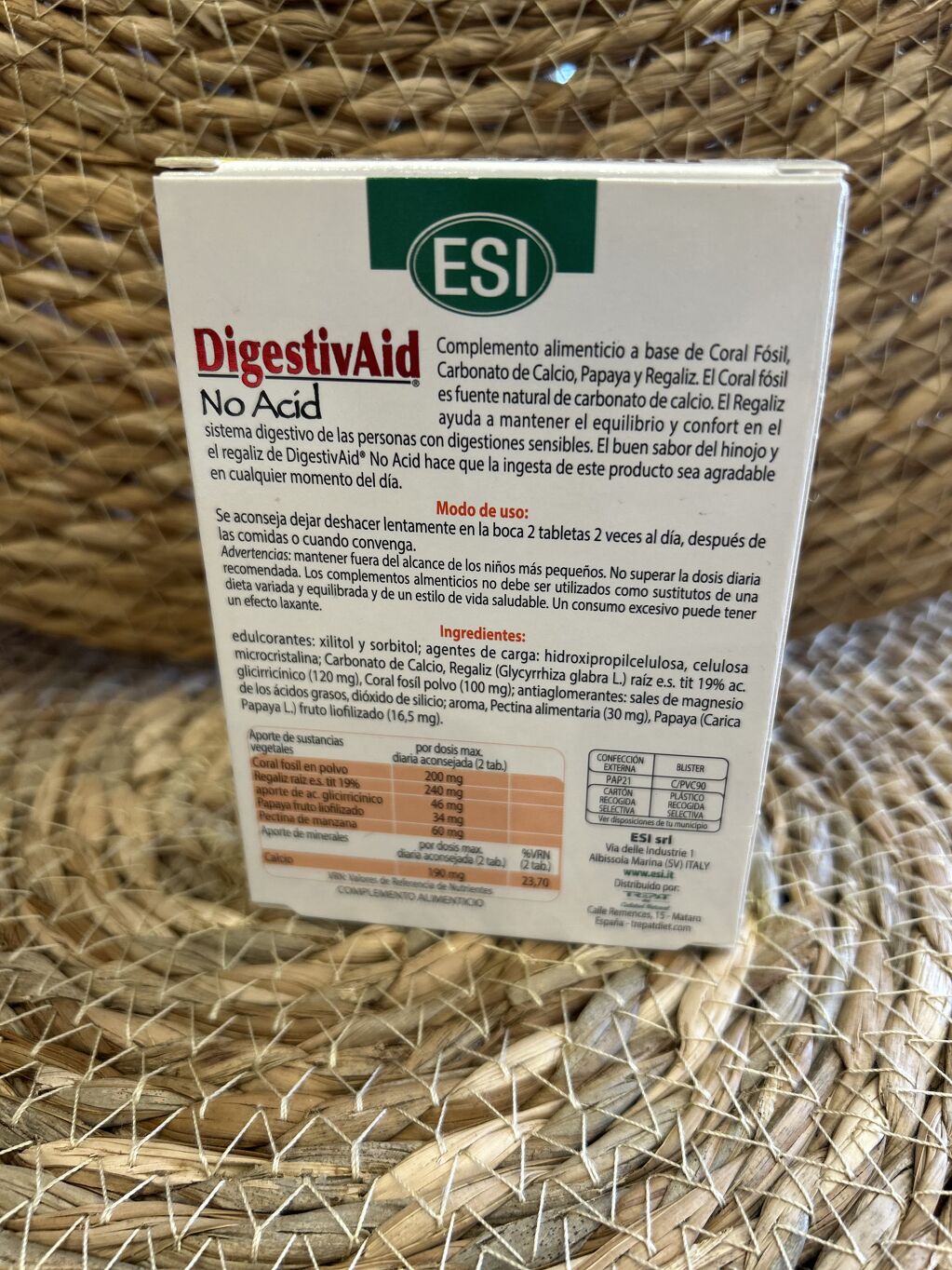 DIGESTIVAID NO ACID ESI