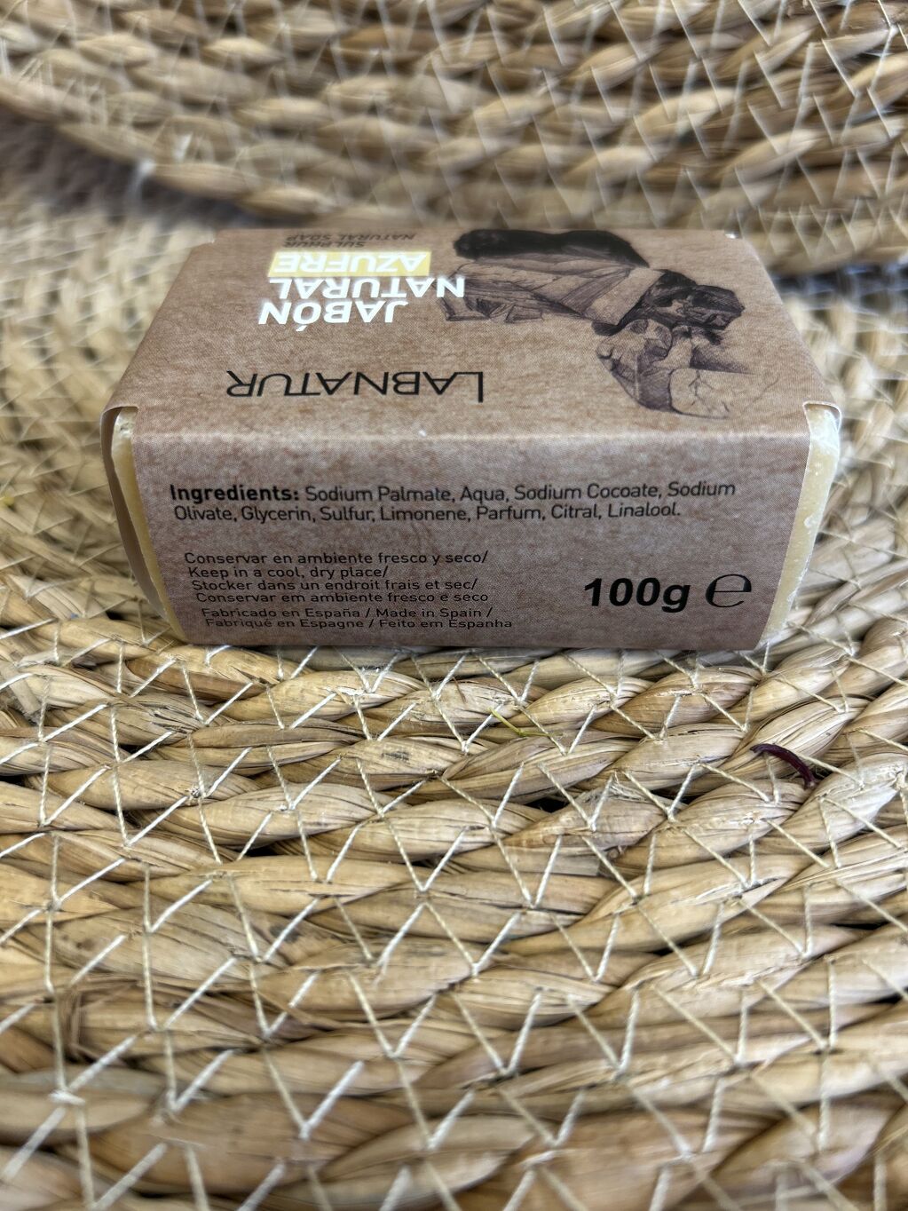JABÓN ARTESANAL NATURAL DE AZUFRE