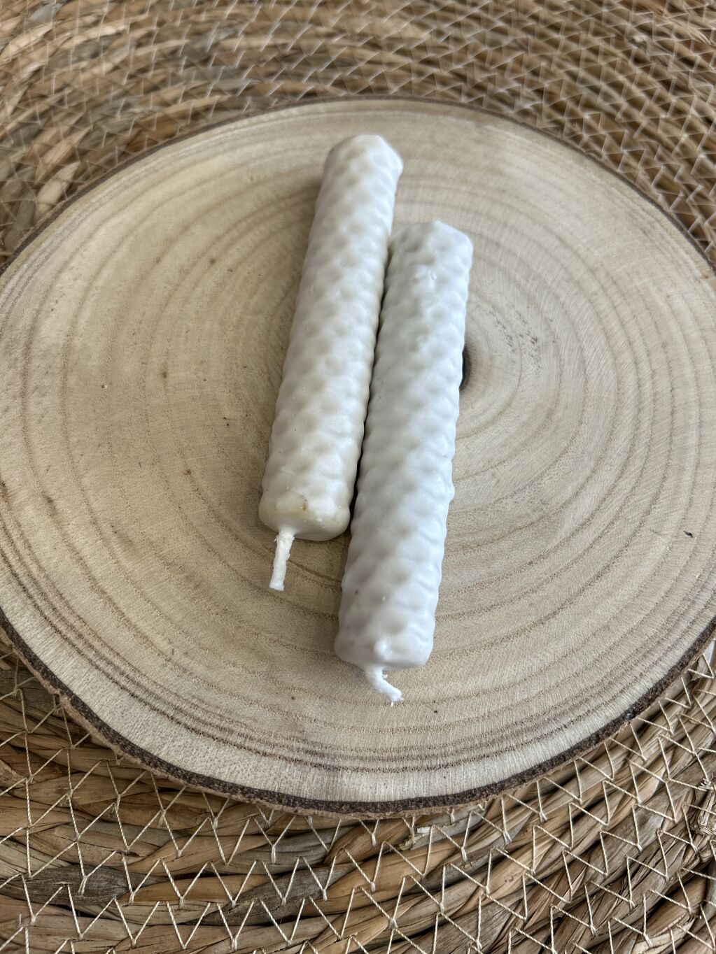 VELA DE MIEL BLANCA 