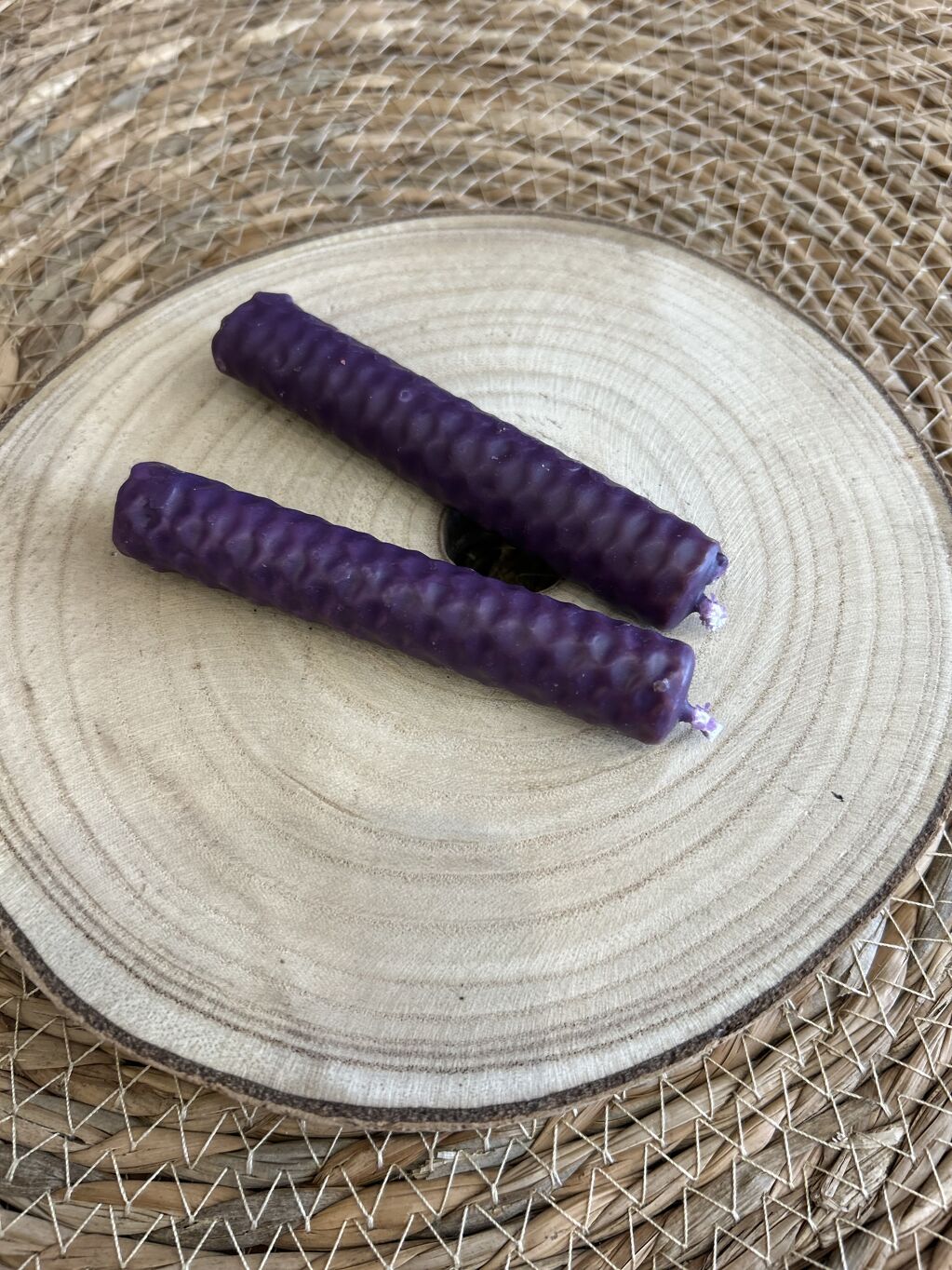 VELA DE MIEL MORADA 