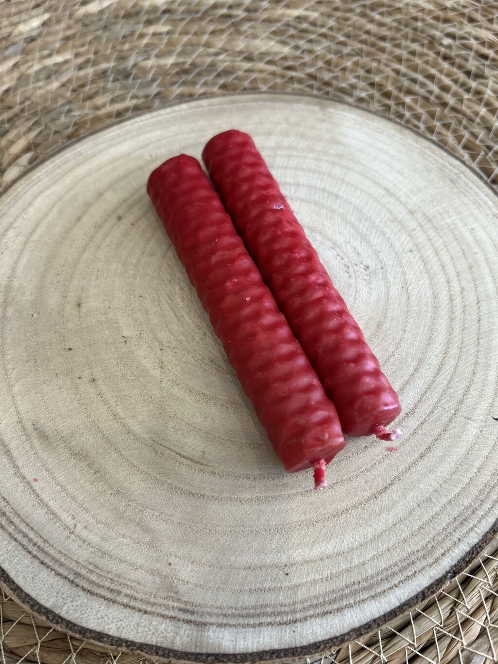 VELA DE MIEL ROJA 