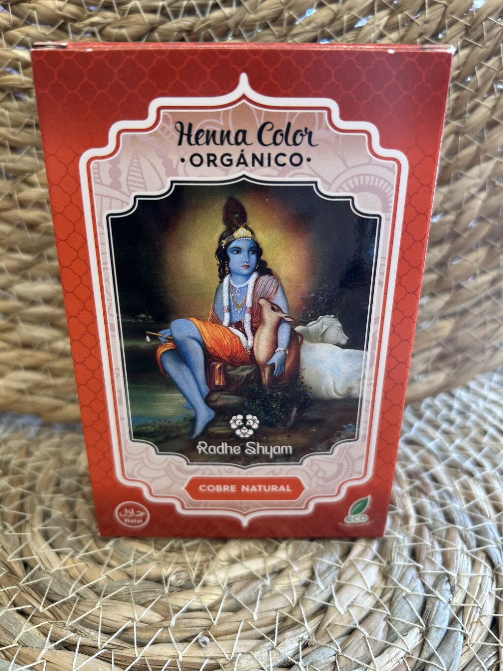 HENNA COLOR ORGÁNICO COBRE NATURAL RADHE SHYAM