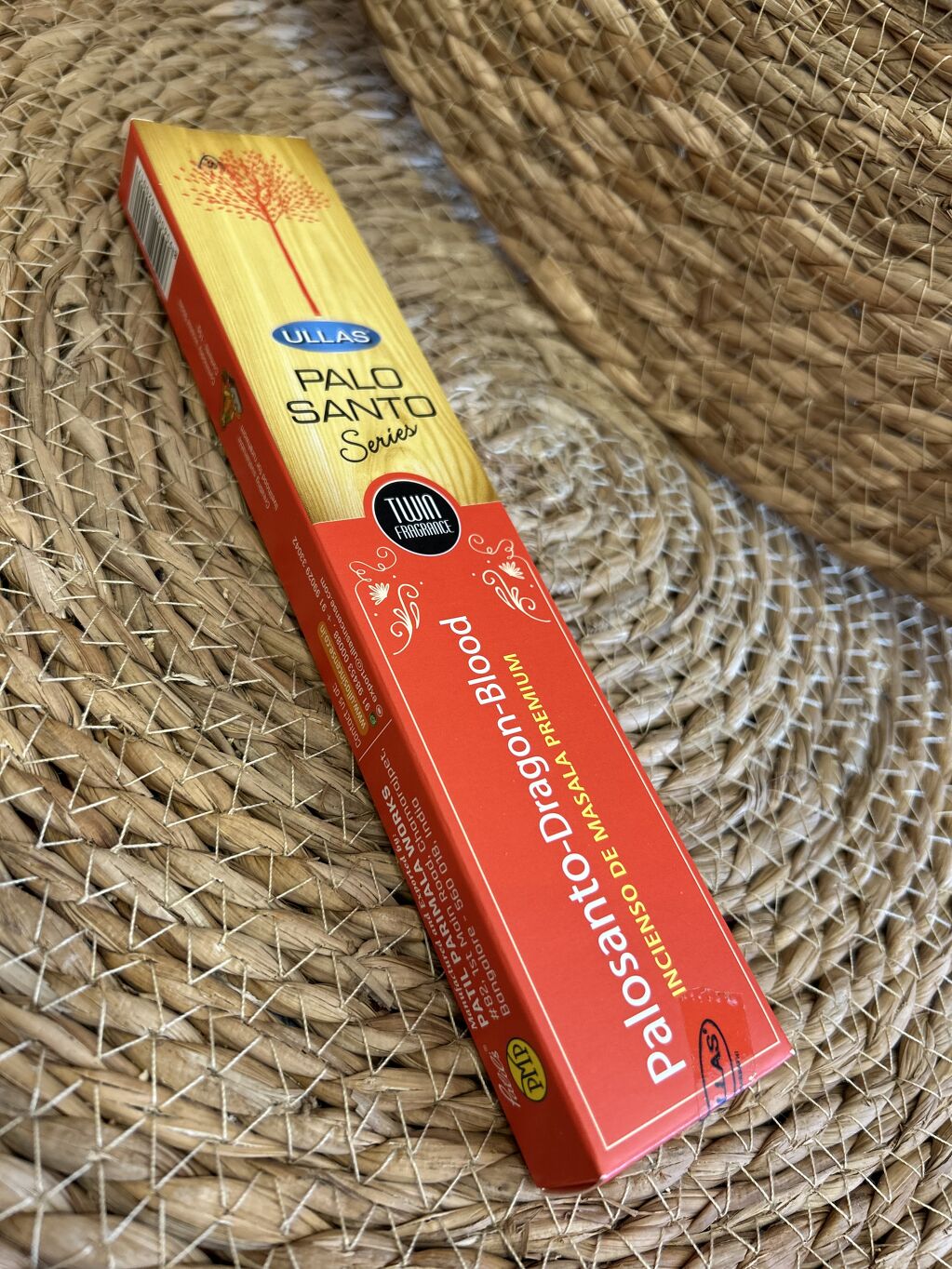 INCIENSO PALO SANTO CON SANGRE DE DRAGÓN ULLAS