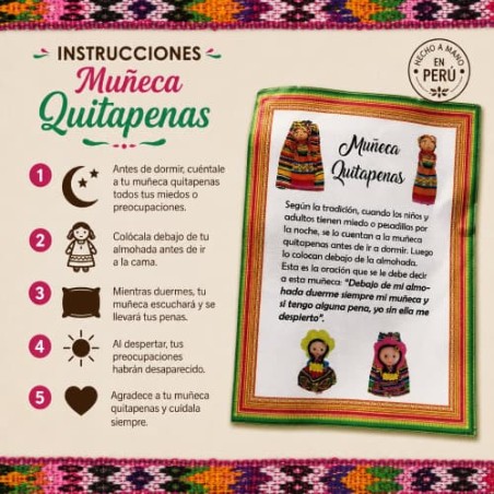 MUÑECA QUITAPENAS ARTESANAL