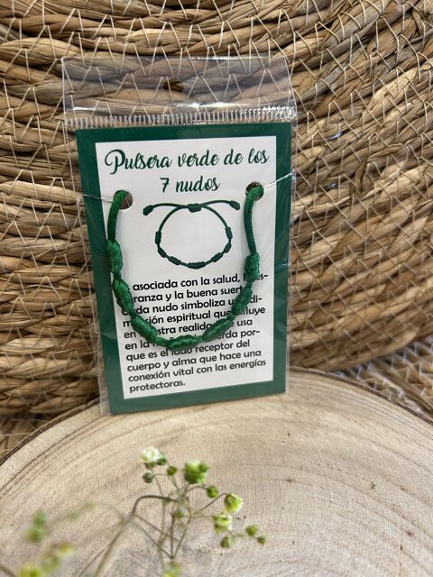 PULSERA VERDE DE LOS 7 NUDOS  - img_4312.jpg